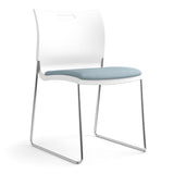 Rowdy Stackable Chair – Durable Plastic & Wire Frame Seating Guest Chair, Cafe Chair, Stack Chair SitOnIt 