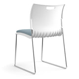 Rowdy Stackable Chair – Durable Plastic & Wire Frame Seating Guest Chair, Cafe Chair, Stack Chair SitOnIt 
