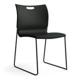 Rowdy Stackable Chair – Durable Plastic & Wire Frame Seating Guest Chair, Cafe Chair, Stack Chair SitOnIt 