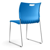 Rowdy Stackable Chair – Durable Plastic & Wire Frame Seating Guest Chair, Cafe Chair, Stack Chair SitOnIt 