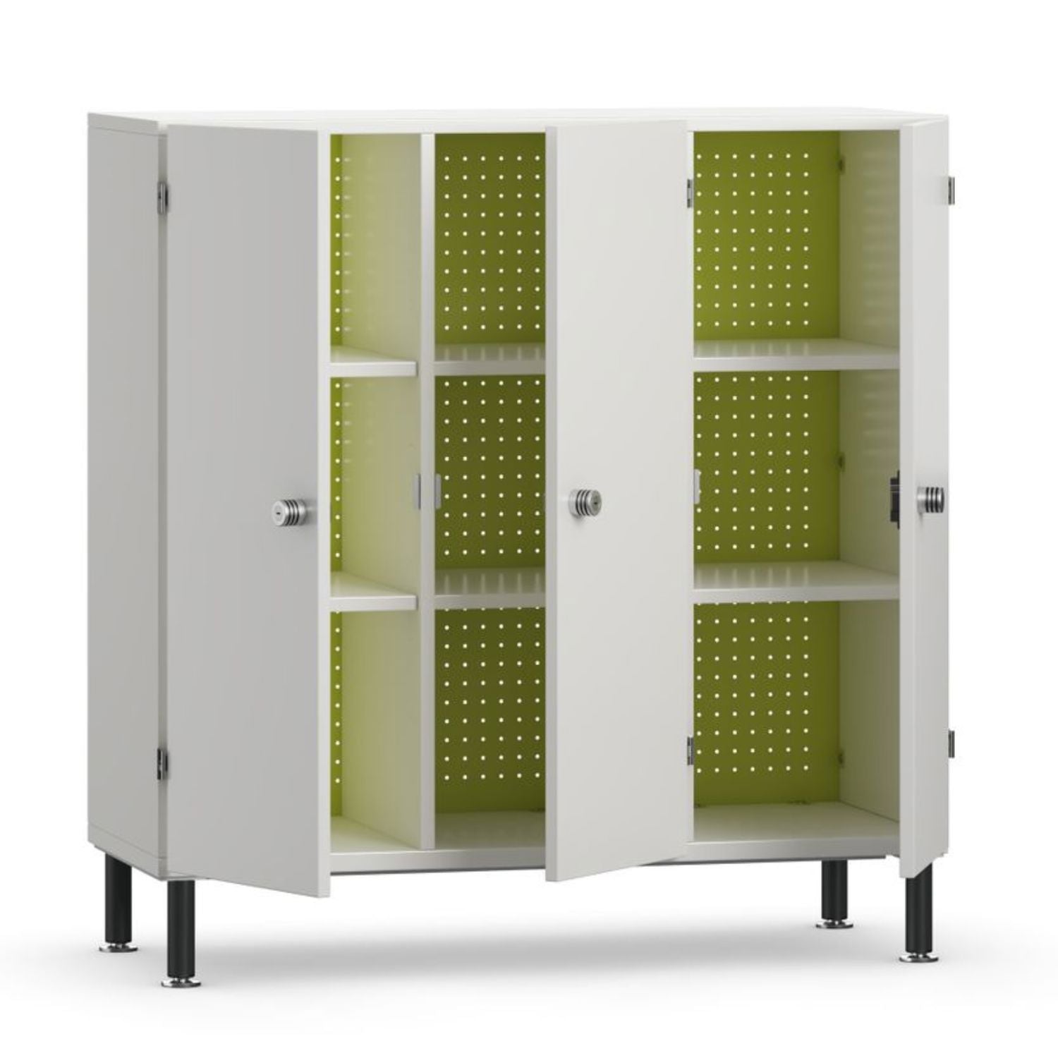 Shift+ Transfer Straight Storage Unit w/ Doors Bookcase VS America 