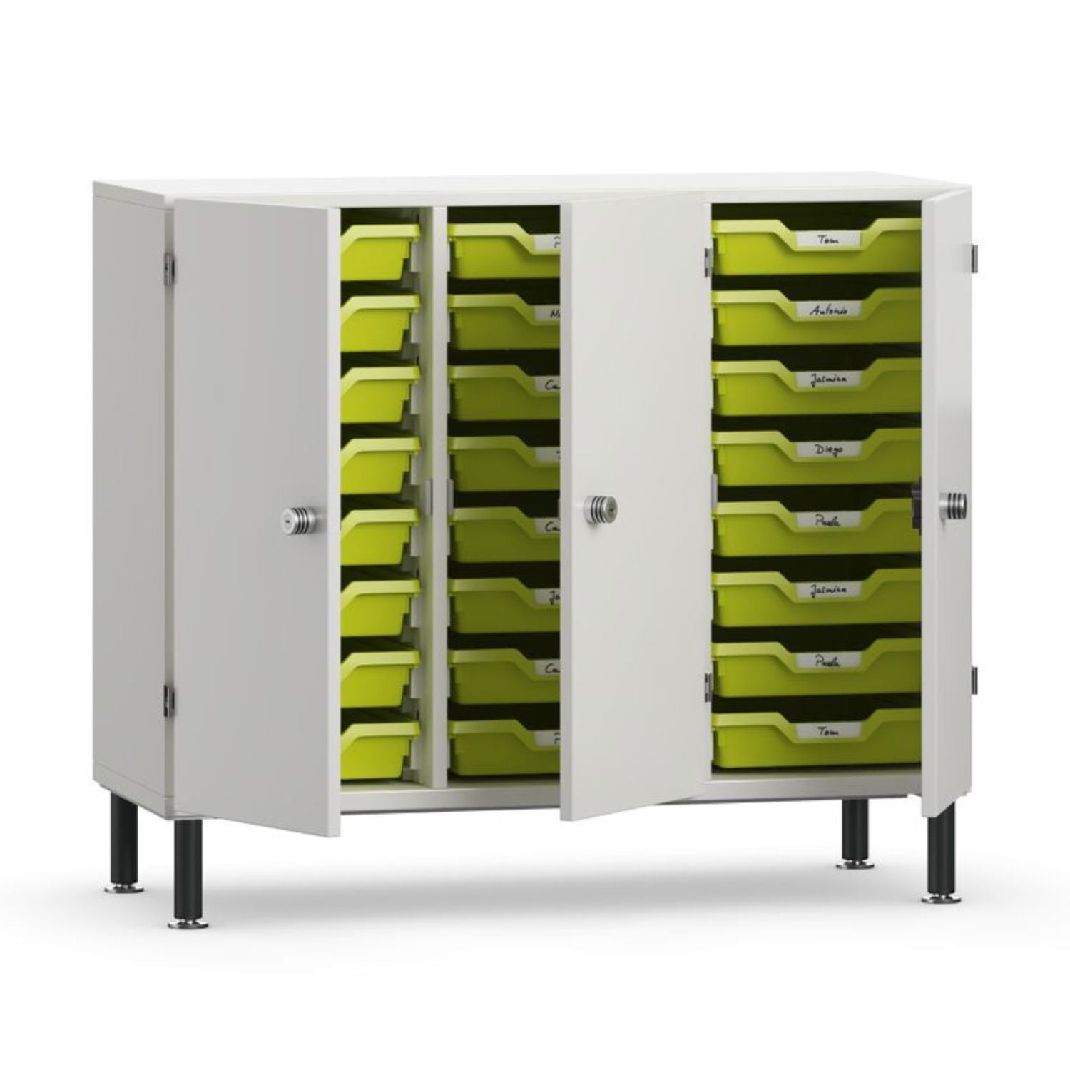 Shift+ Transfer Straight Storage Unit w/ Doors Bookcase VS America 