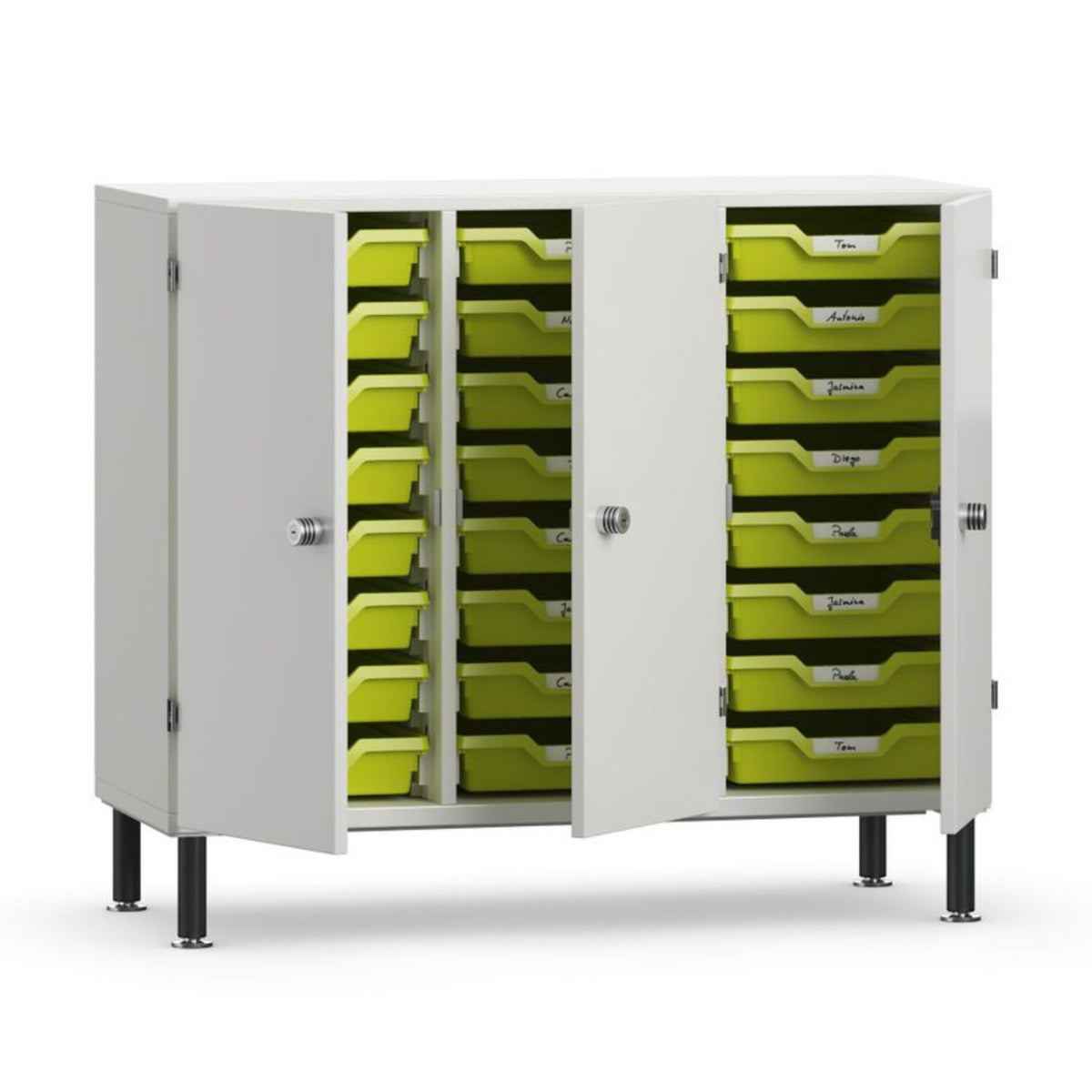 Shift+ Transfer Straight Storage Unit w/ Doors Bookcase VS America 