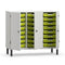 Shift+ Transfer Straight Storage Unit w/ Doors Bookcase VS America 