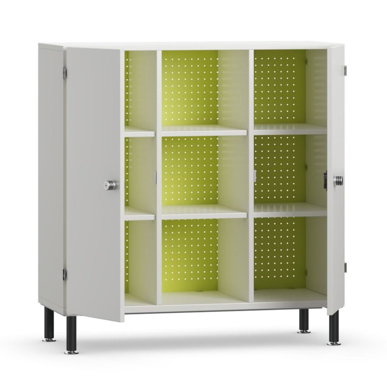 Shift+ Transfer Straight Storage Unit w/ Doors Bookcase VS America 