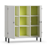 Shift+ Transfer Straight Storage Unit w/ Doors Bookcase VS America 