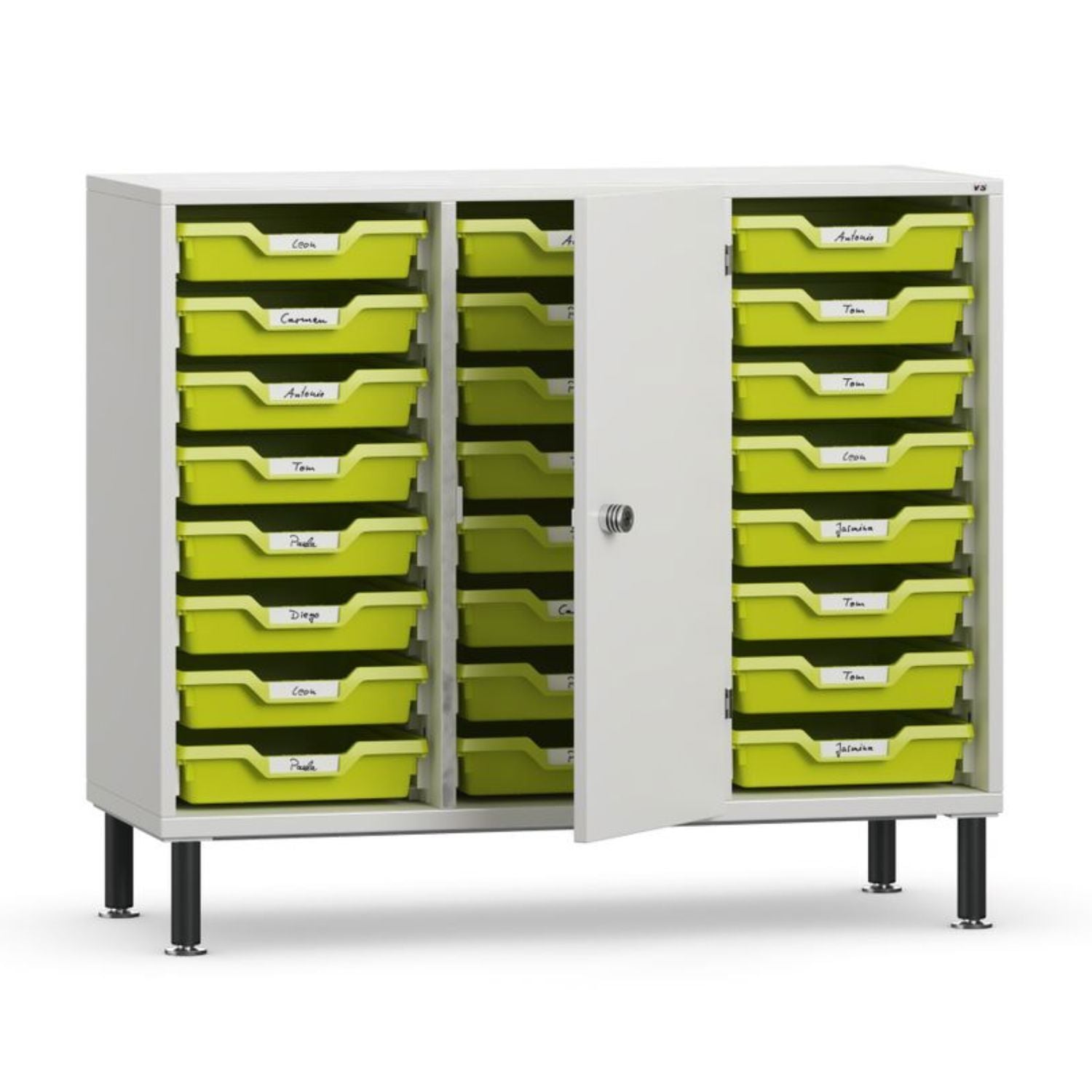 Shift+ Transfer Straight Storage Unit w/ Doors Bookcase VS America 