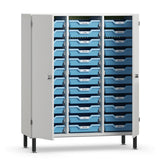 Shift+ Transfer Straight Storage Unit w/ Doors Bookcase VS America 
