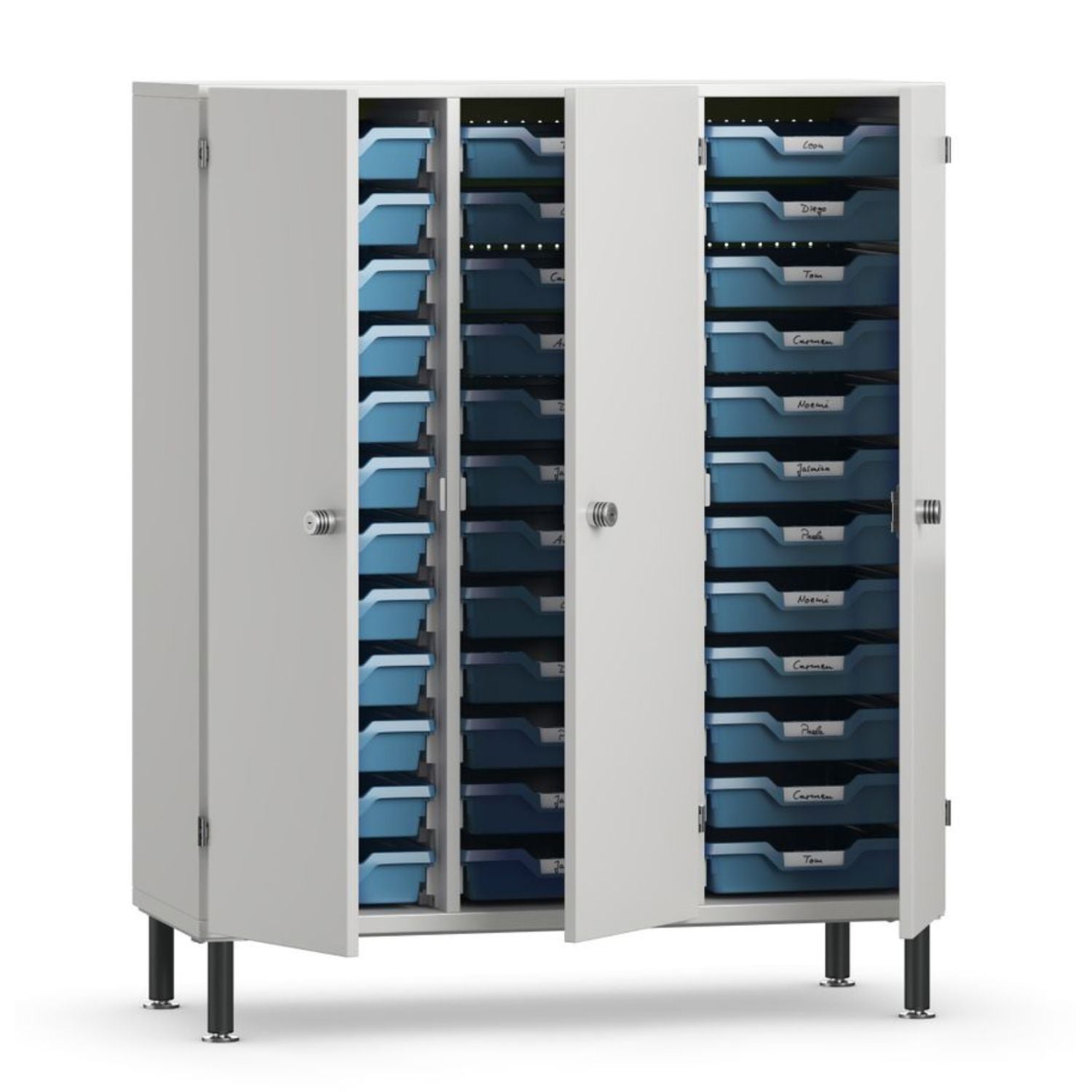 Shift+ Transfer Straight Storage Unit w/ Doors Bookcase VS America 