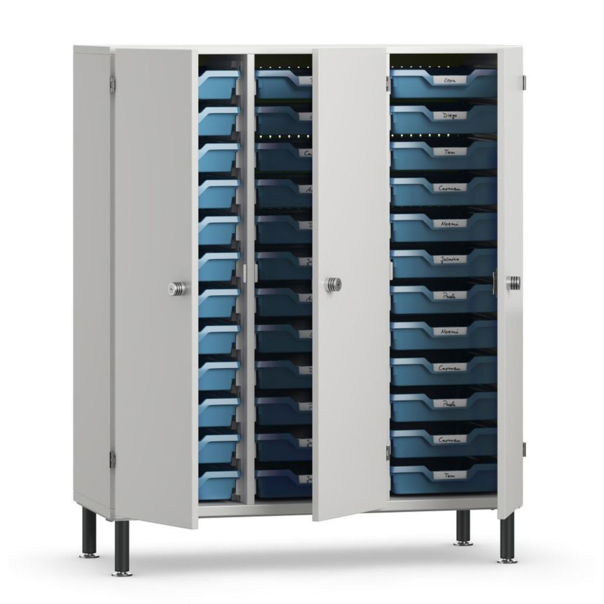 Shift+ Transfer Straight Storage Unit w/ Doors Bookcase VS America 