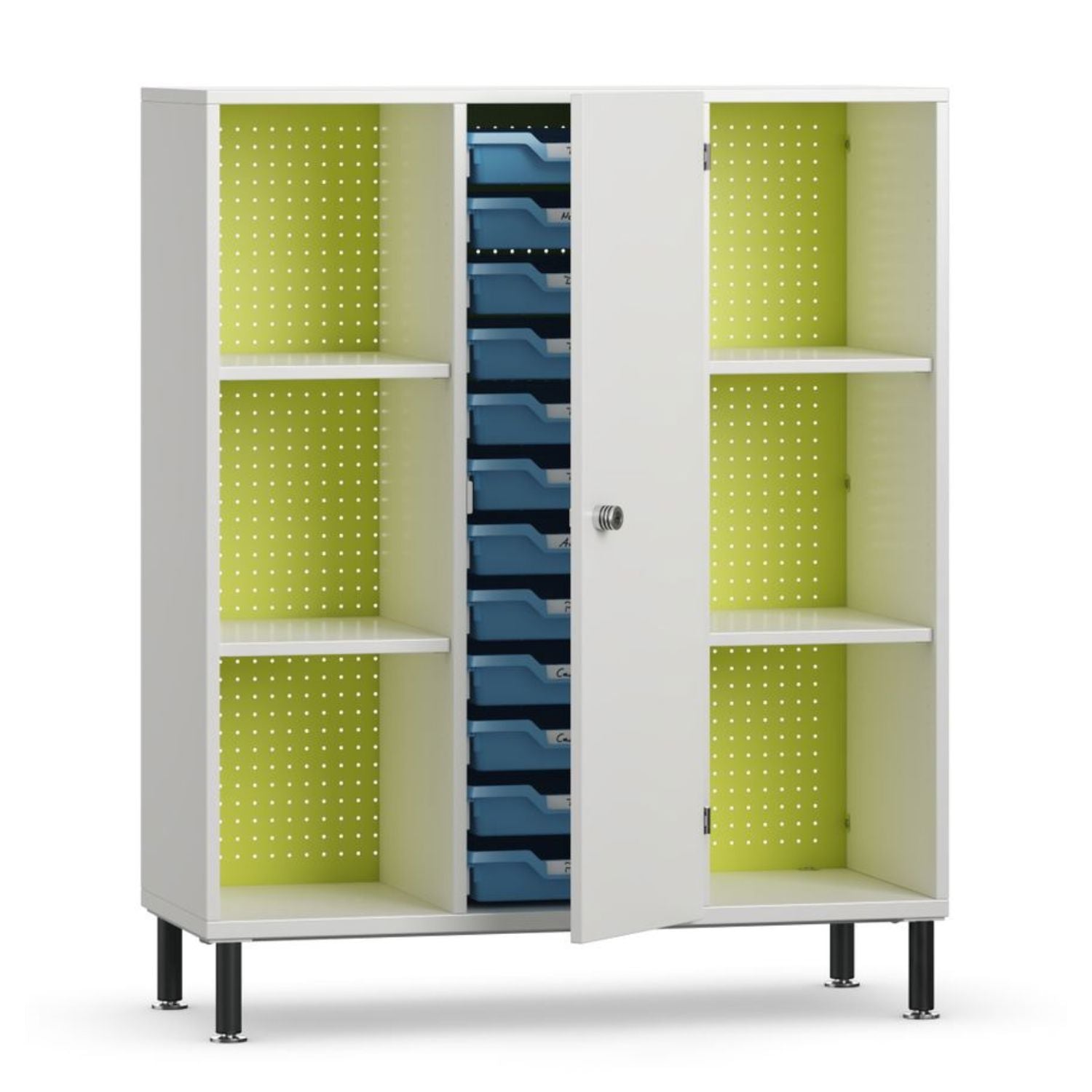 Shift+ Transfer Straight Storage Unit w/ Doors Bookcase VS America 