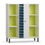 Shift+ Transfer Straight Storage Unit w/ Doors Bookcase VS America 