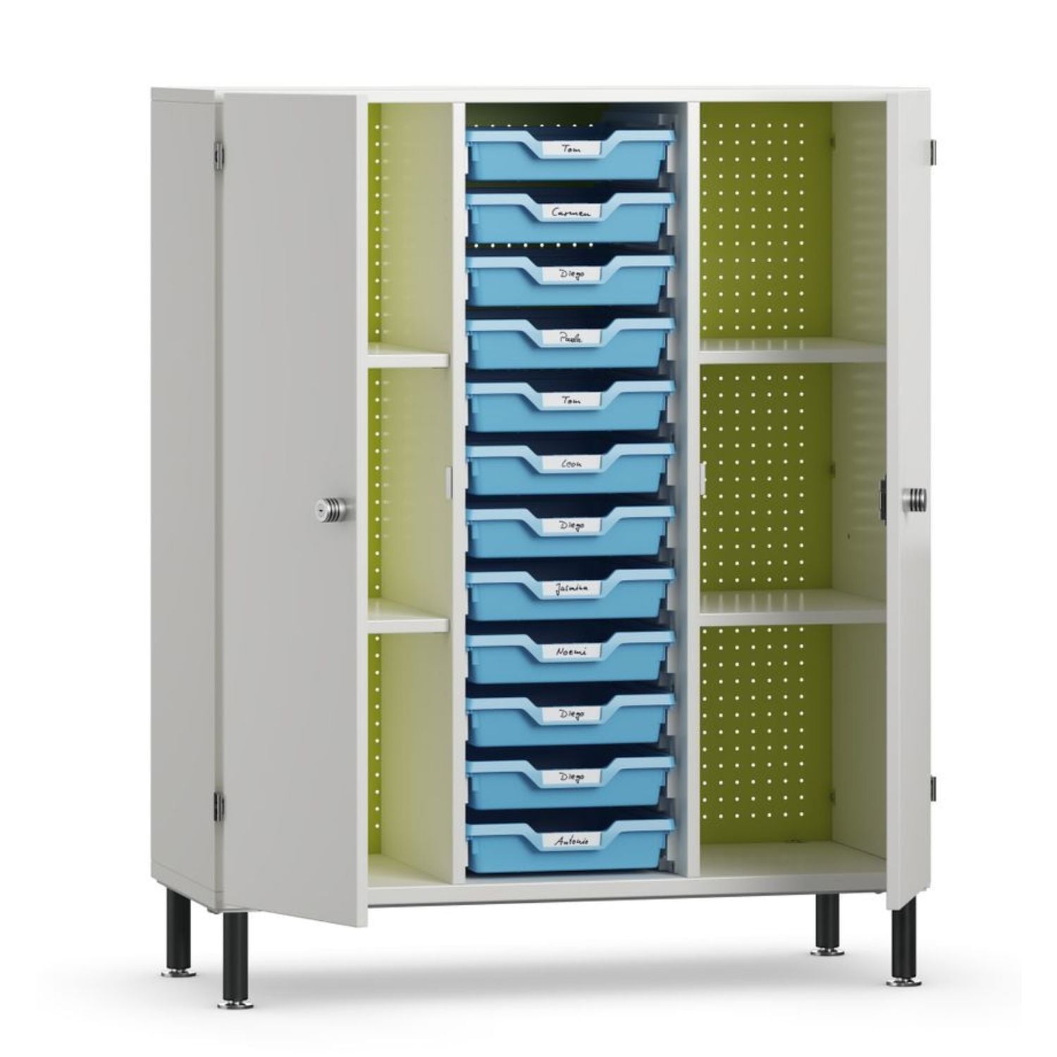 Shift+ Transfer Straight Storage Unit w/ Doors Bookcase VS America 
