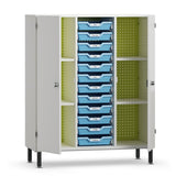 Shift+ Transfer Straight Storage Unit w/ Doors Bookcase VS America 