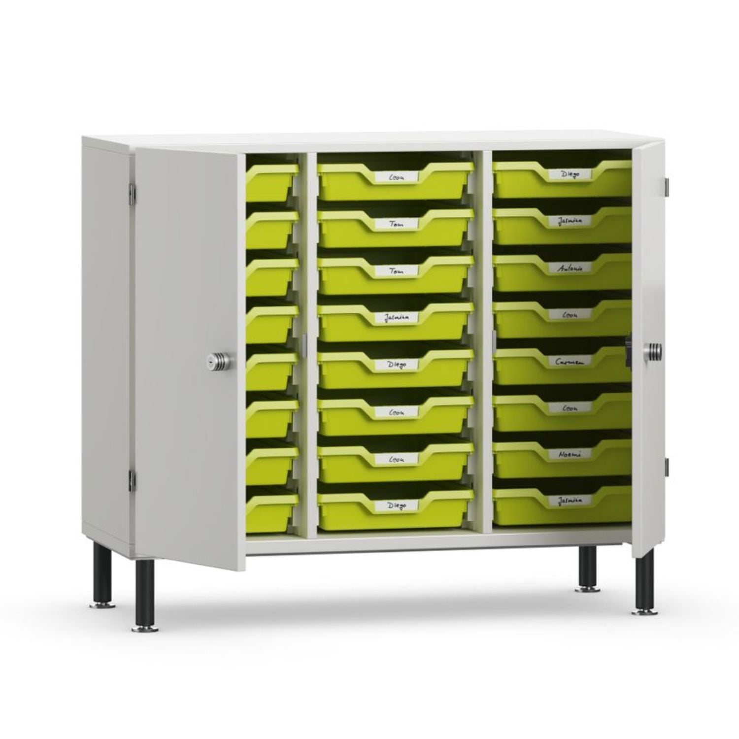 Shift+ Transfer Straight Storage Unit w/ Doors Bookcase VS America 
