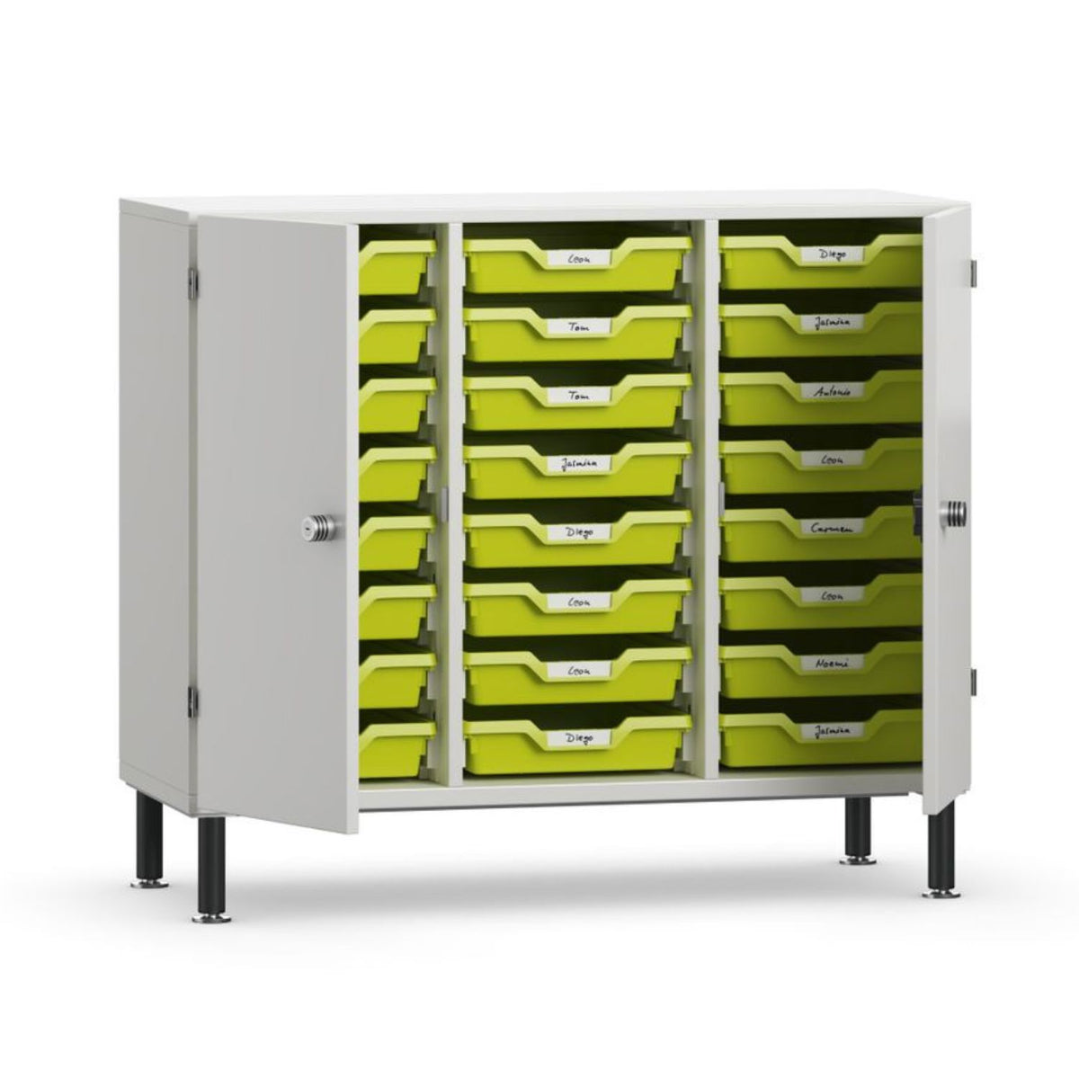 Shift+ Transfer Straight Storage Unit w/ Doors Bookcase VS America 