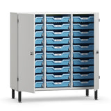 Shift+ Transfer Straight Storage Unit w/ Doors Bookcase VS America 