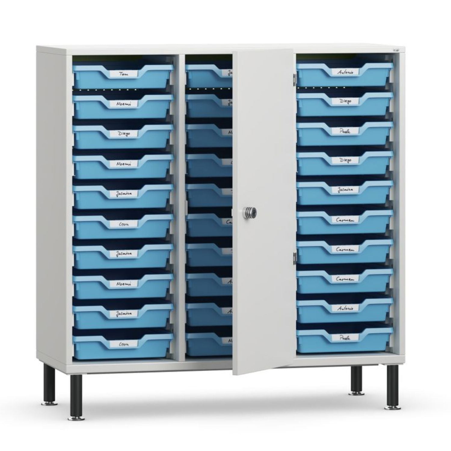 Shift+ Transfer Straight Storage Unit w/ Doors Bookcase VS America 