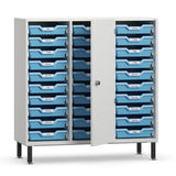 Shift+ Transfer Straight Storage Unit w/ Doors Bookcase VS America 