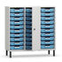 Shift+ Transfer Straight Storage Unit w/ Doors Bookcase VS America 