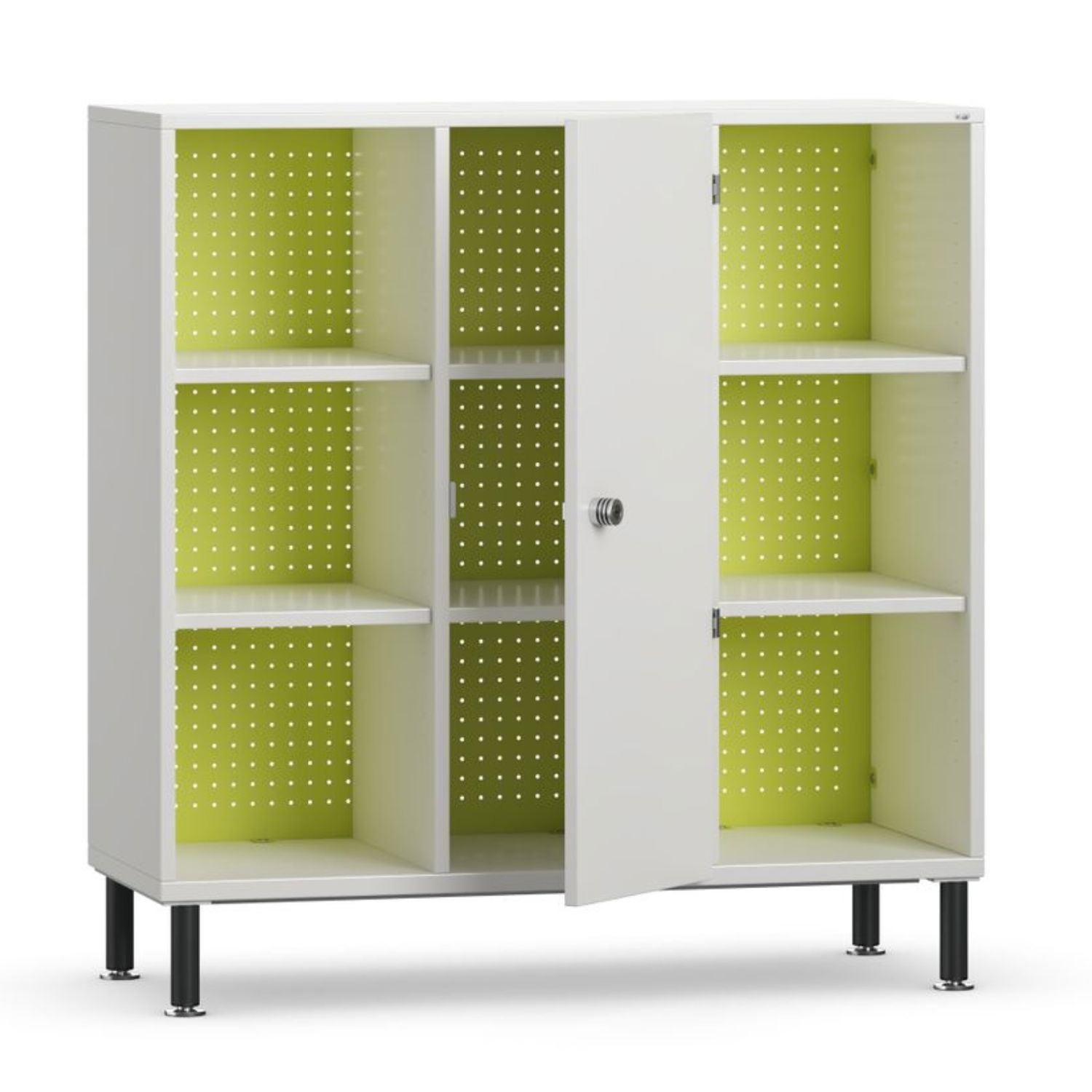 Shift+ Transfer Straight Storage Unit w/ Doors Bookcase VS America 