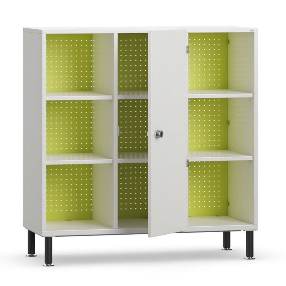 Shift+ Transfer Straight Storage Unit w/ Doors Bookcase VS America 