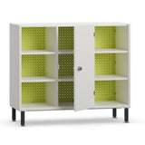 Shift+ Transfer Straight Storage Unit w/ Doors Bookcase VS America 