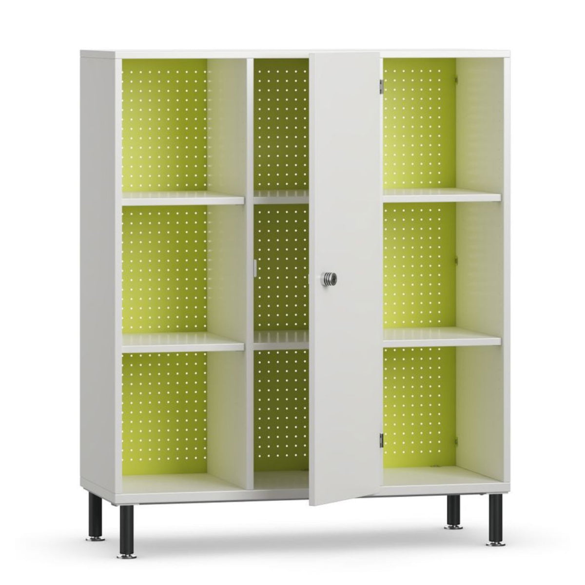 Shift+ Transfer Straight Storage Unit w/ Doors Bookcase VS America 