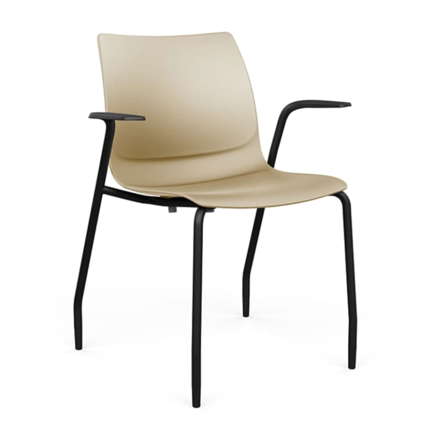 SitOnIt Baja Guest Chairs for Classrooms & Admin Offices | 4-Leg or Wire Rod Base Guest Chair, Cafe Chair, Stack Chair SitOnIt 