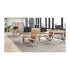 Lavo highback task chair, Tangerine mesh, White  frame, White base, Fog accent