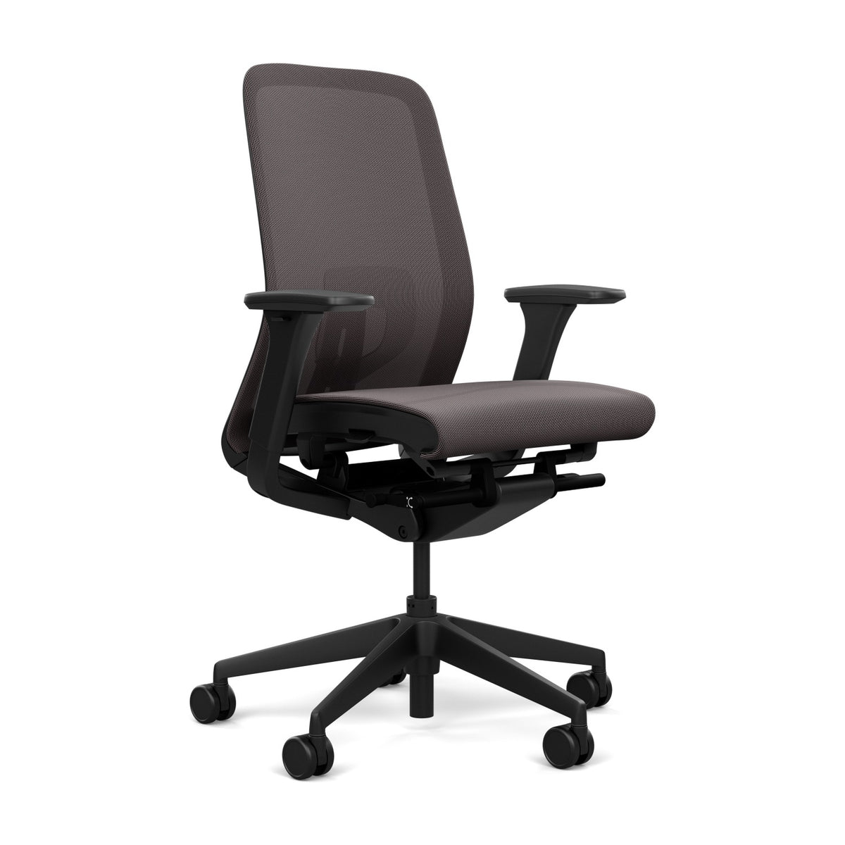 16 Lavo highback task chair, Onyx mesh, Black frame, Black base, Onyx accent