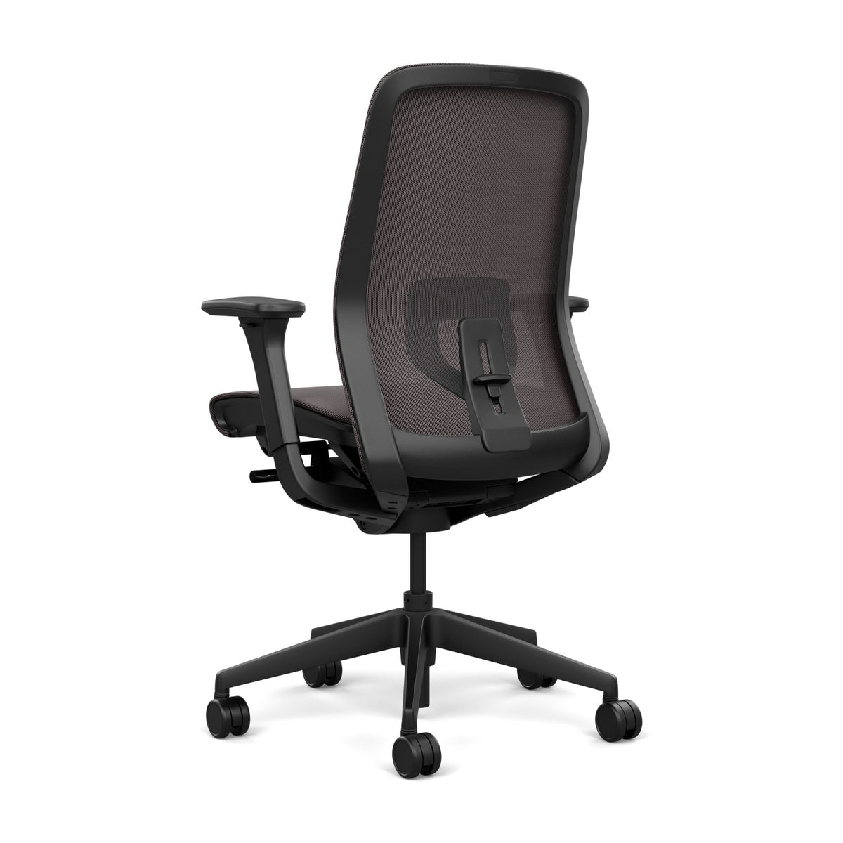Lavo highback task chair, Onyx mesh, Black frame, Black base, Onyx accent