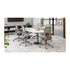 Lavo highback task chair, Desert mesh, Fog frame, Fog base, Fog accent