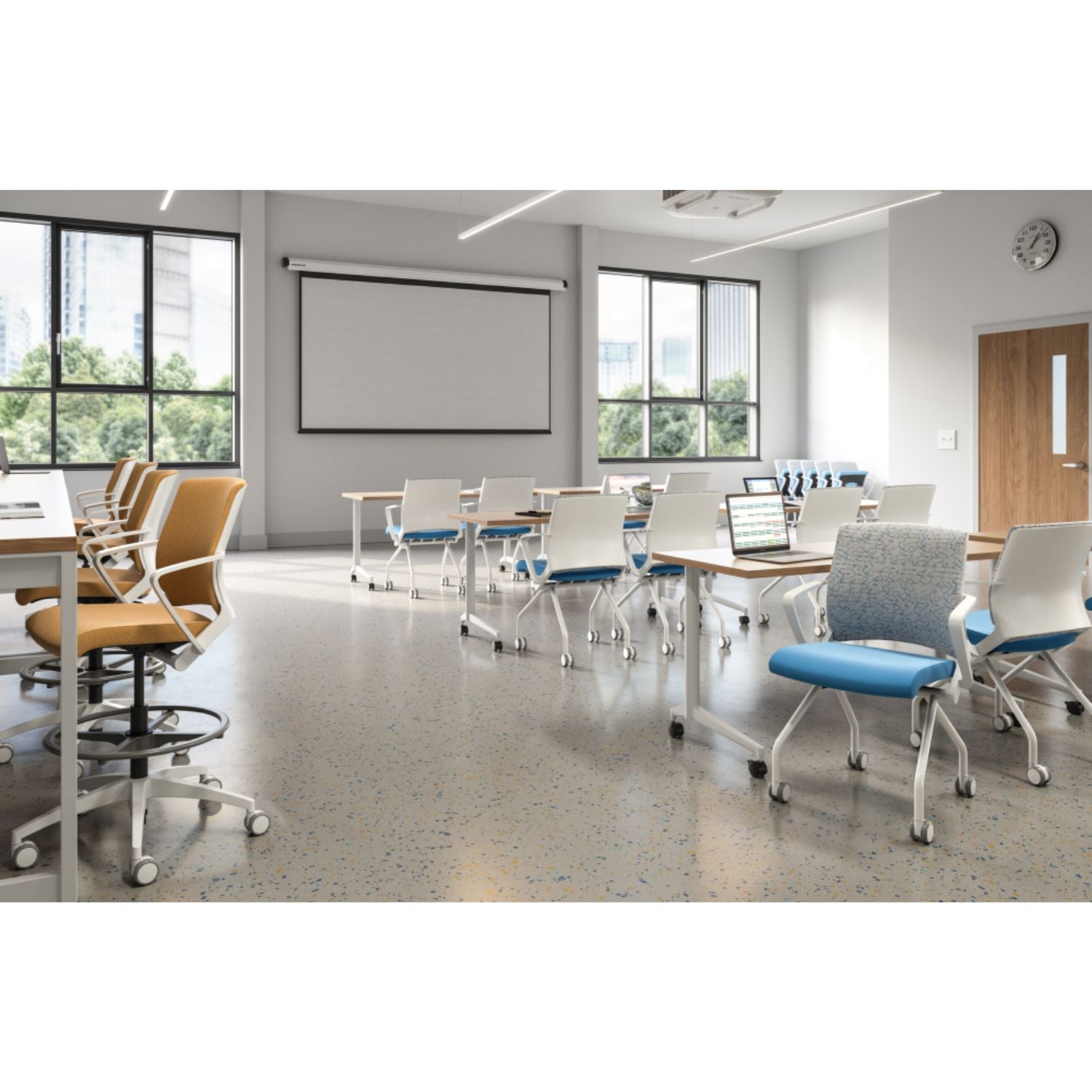 SitOnIt Movi Nester Chair | 3 Frame Colors Nesting Chairs SitOnIt 