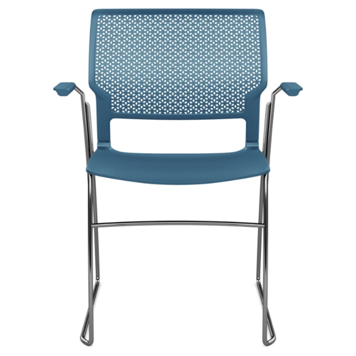 SitOnIt Orbix Wire Rod Chair | Plastic Shell, Arm or Armless Guest Chair, Cafe Chair, Stack Chair SitOnIt 