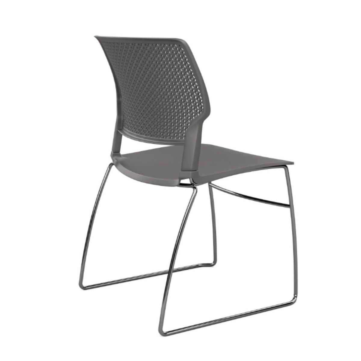 SitOnIt Orbix Wire Rod Chair | Plastic Shell, Arm or Armless Guest Chair, Cafe Chair, Stack Chair SitOnIt 