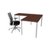Tensor L-shaped desk; chair sold separately