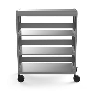 Cascade® Nomad Cart — Cascade Nomad has shelves on both sides with a central dividing bar. 