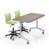 Smith System | Elemental Flip Top Table | Height Adjustable Flip Top Table, Multipurpose Tables, Height Adjustable Table Smith System 