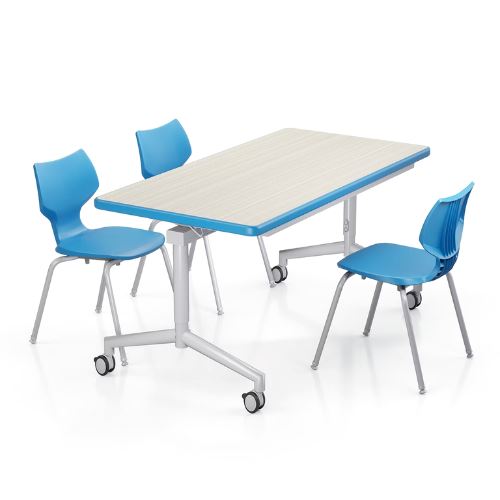 Smith System Elemental Flip Top Table | Height-Adjustable K-12 Desk