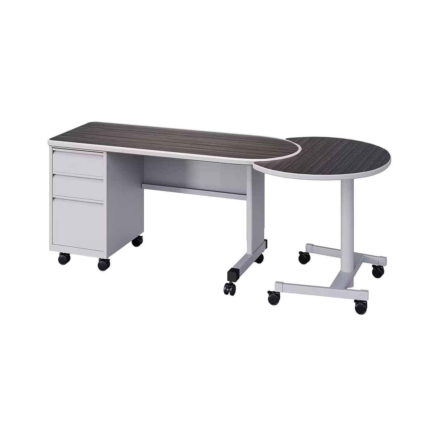 Silhouette™ Teacher Cookie Sit + Stand Desk — manufacturer product image