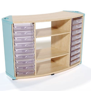 Smith System | Flowform Collection | Curved Storage Storage Cabinet Smith System 