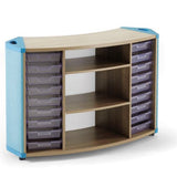 Smith System | Flowform Collection | Curved Storage Storage Cabinet Smith System 