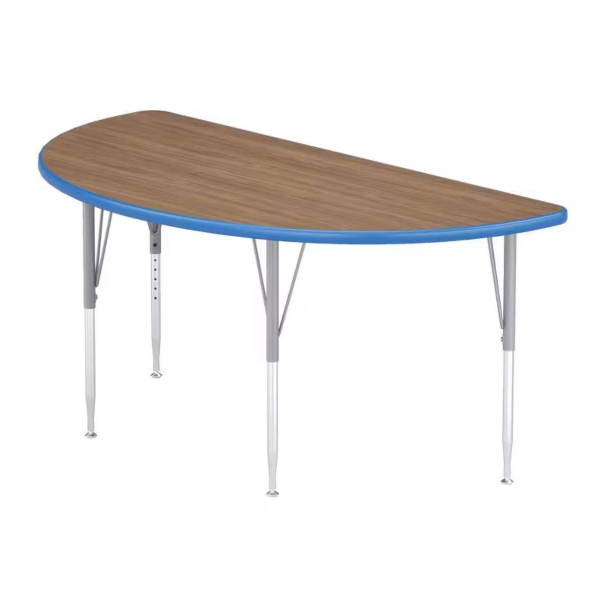 Smith System Foresight Half-Round Table | Adjustable Height Collaborative Student Table Classroom Tables Smith System 