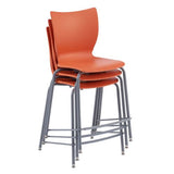 Smith System | Groove Fixed Height Stool | Counter or Bar Height Stools Smith System 