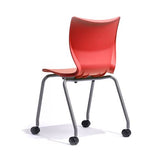 Smith System | Groove Four Leg Stack Chair | Glides or Casters Classroom Chairs, Stack Chairs, Student Chairs, Cafe Chairs Smith System 