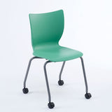 Smith System | Groove Four Leg Stack Chair | Glides or Casters Classroom Chairs, Stack Chairs, Student Chairs, Cafe Chairs Smith System 