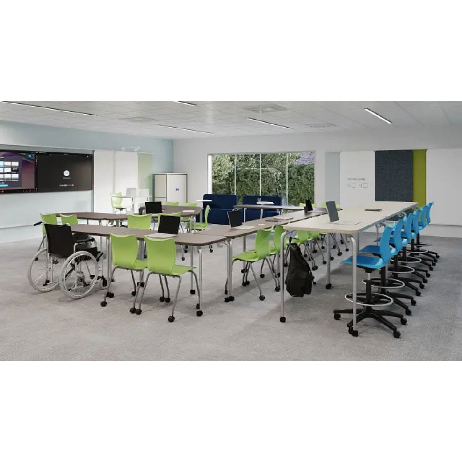 Smith System Groove Height-Adjustable Task Chair | Ergonomic School Seating for K-12 Classroom Chairs, Student Chairs, Cafe Chairs Smith System 