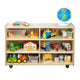 Straight Shelf Storage: Deep, 6 Cubbies | Trojan Classroom Furniture Cubby & Multi-Storage Trojan Classroom Furniture 