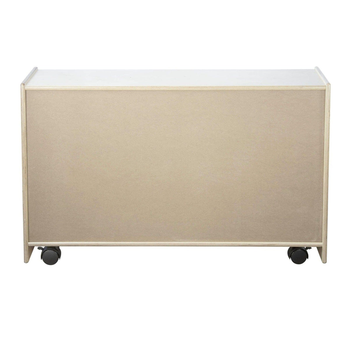 Straight Shelf Storage: Deep, Mobile | Trojan Classroom Furniture Shelving & Cabinets Trojan Classroom Furniture 